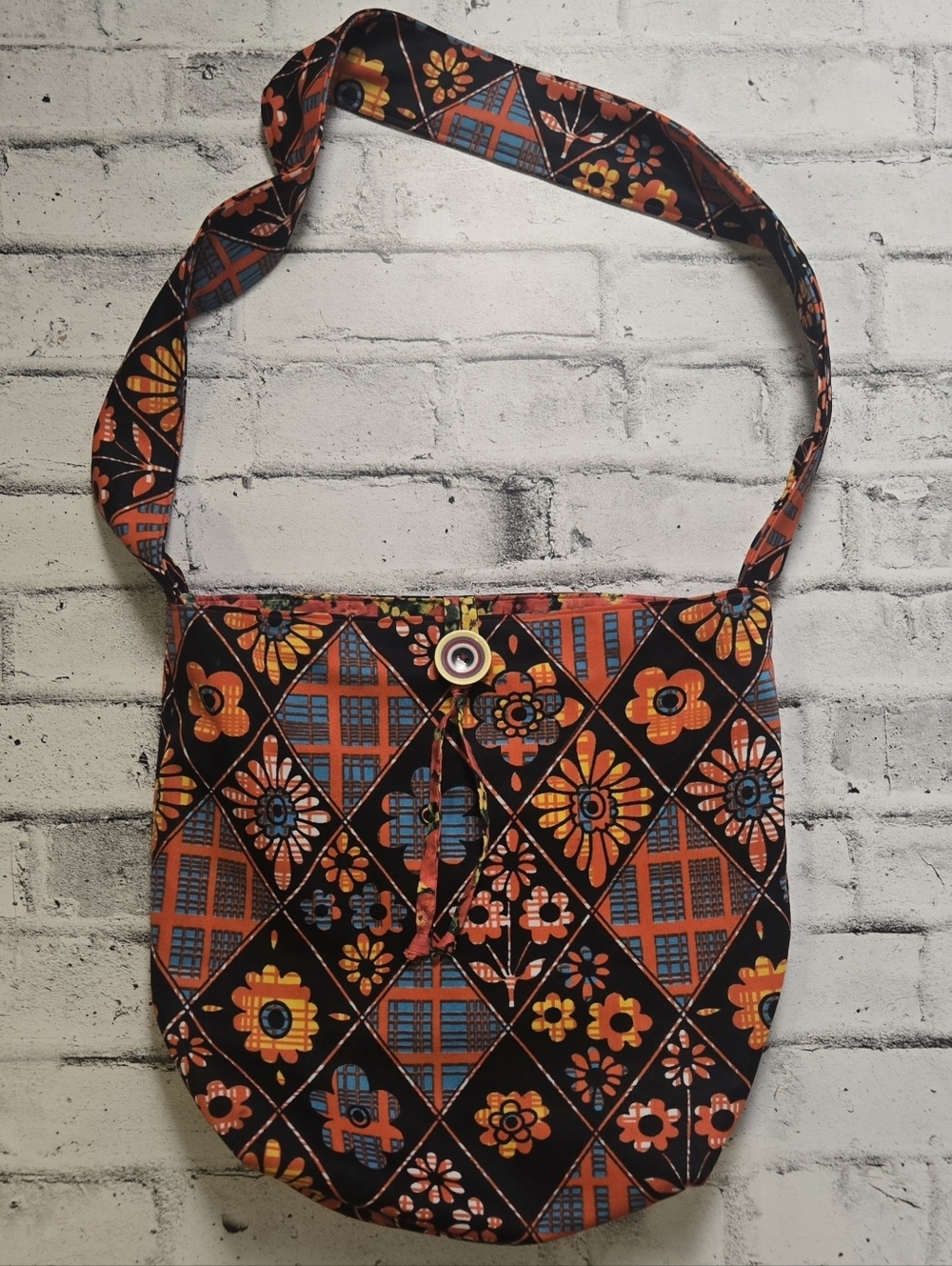 Vintage Boho Floral Patchwork Shoulder Bag Retro Hippie Fabric Purse